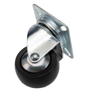 Tente Swivel Castor with 50 mm Polypropylene Wheel, 50 kg Load Capacity, Plain Bore Hub 1670UOO050P40PAF