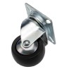 Tente Swivel Castor with 50 mm Polypropylene Wheel, 50 kg Load Capacity, Plain Bore Hub 1670UOO050P40PAF