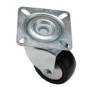 Tente Swivel Castor with 50 mm Polypropylene Wheel, 50 kg Load Capacity, Plain Bore Hub 1670UOO050P40PAF