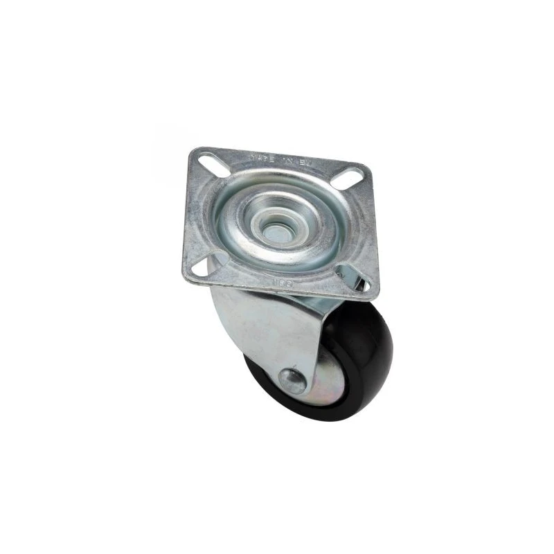 Tente Swivel Castor with 50 mm Polypropylene Wheel, 50 kg Load Capacity, Plain Bore Hub 1670UOO050P40PAF