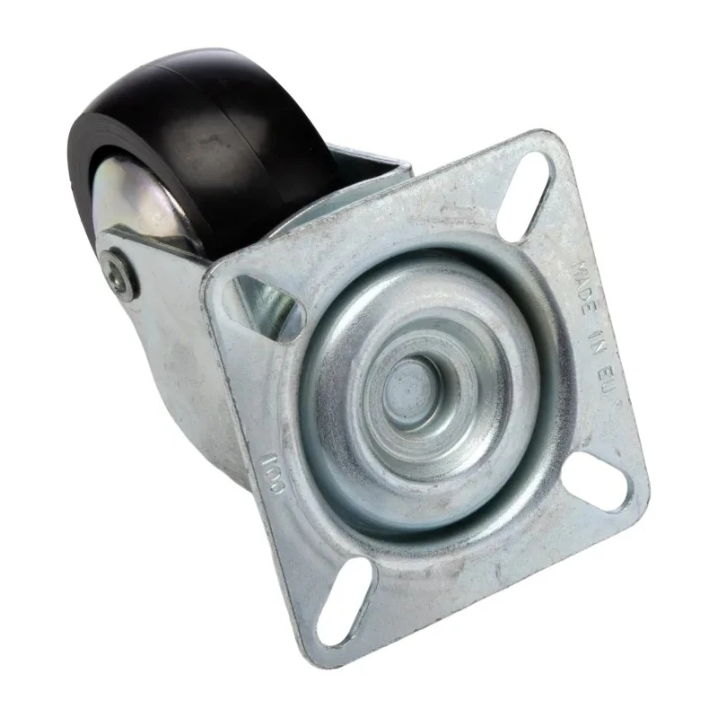 Tente Swivel Castor with 50 mm Polypropylene Wheel, 50 kg Load Capacity, Plain Bore Hub 1670UOO050P40PAF