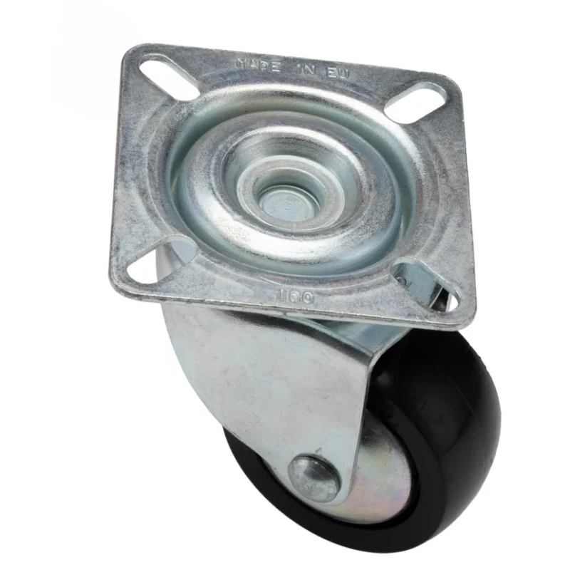 Tente Swivel Castor with 50 mm Polypropylene Wheel, 50 kg Load Capacity, Plain Bore Hub 1670UOO050P40PAF