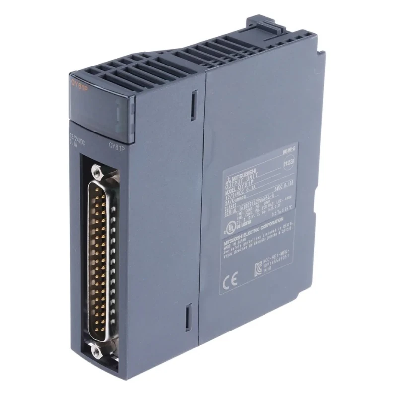 Mitsubishi Electric MELSEC Q Series PLC Digital Output Module 32 Channels 24Vdc Source Transistor QY81P