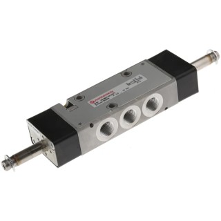 Norgren Pneumatic Solenoid Valve 5-Port Manifold Aluminium Body Push-in Port 1/4 in 1300L/min VP51 Series 