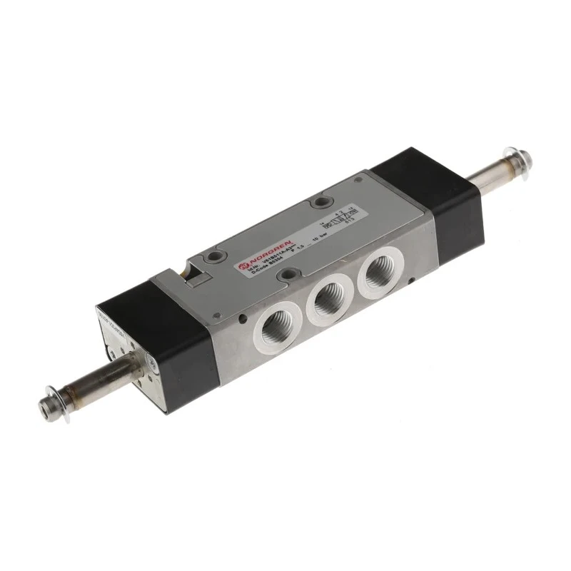 Norgren Pneumatic Solenoid Valve 5-Port Manifold Aluminium Body Push-in Port 1/4 in 1300L/min VP51 Series 