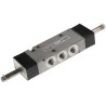 Norgren Pneumatic Solenoid Valve 5-Port Manifold Aluminium Body Push-in Port 1/4 in 1300L/min VP51 Series