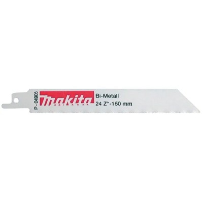 Makita Reciprocating Saw Blade 5-Piece 100 mm Bi-Metal, 24 Teeth Per Inch P-04905