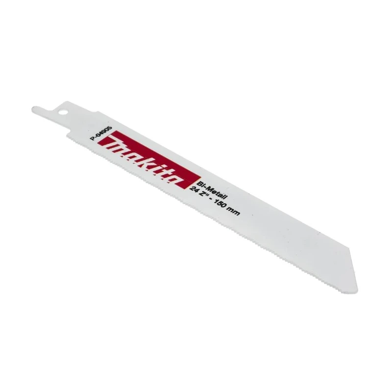 Makita Reciprocating Saw Blade 5-Piece 100 mm Bi-Metal, 24 Teeth Per Inch P-04905