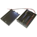 Aiko Denshi AA Battery Holder Coil Spring with ON/OFF Switch 3 Cells ABS Body SBH-331AS