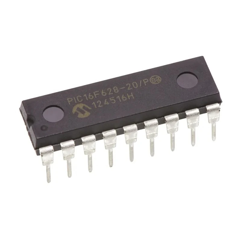 Microchip 8 bit PIC Microcontroller 20 MHz 3.5kB FLASH 18-Pin PDIP PIC16F628-20/P
