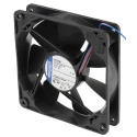 ebm-papst 4400 F Series Axial Fan, 12V DC, 3.2W Power, 267mA Current, 140 m³/h Air Flow, Ball Bearing, 119 mm Frame 4412FM