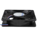 ebm-papst 4400 F Series Axial Fan, 12V DC, 3.2W Power, 267mA Current, 140 m³/h Air Flow, Ball Bearing, 119 mm Frame 4412FM