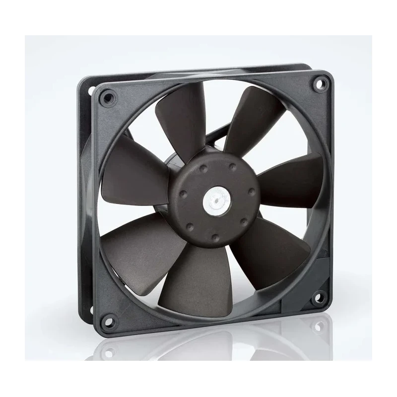 ebm-papst 4400 F Series Compact DC Axial Fan 24V dc, 170 m³/h Airflow, 5 W Power, 210 mA Max Current, IP20, Ball Bearing 