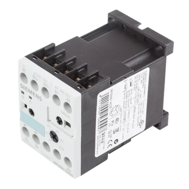 Siemens 3RP2005 Series Multifunction DIN Rail Timer Relay, 1-Contact, 24 V dc, 100/127/24 V ac, Time Range 3RP2005-1AQ30