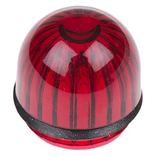 Dialight Panel Mount Indicator Lens Dome Style, Red, 15.86 mm Diameter, 15.86 mm Length 052-3191-003