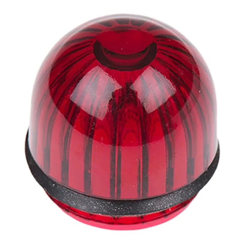 Dialight Panel Mount Indicator Lens Dome Style, Red, 15.86 mm Diameter, 15.86 mm Length 052-3191-003