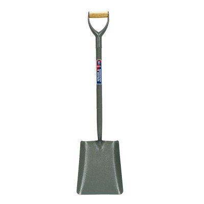 Spear & Jackson Shovel Square Blade 255 mm Width, Handle Length 710 mm, Manganese Carbon Steel 2002ARRS