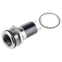 Dialight Indicator Bulb Holder Panel Mount Nickel Plated Brass Body Water Sealed 6 to 120 Vac/dc 095-0410-09-303