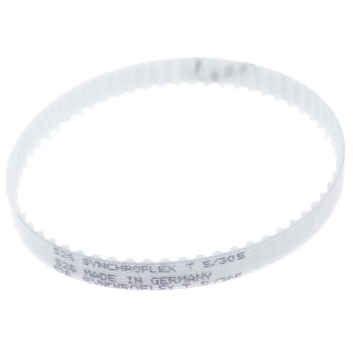 Contitech T Profile Polyurethane SYNCHROFLEX Timing Belt 61 Teeth 305 mm Length 10 mm Width 10 / T5 / 305 SS