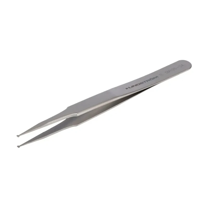 Lindstrom Stainless Steel Round Fine ESD Safe Tweezer 120mm TL SM 105-SA