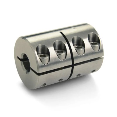 Ruland Rigid Shaft Coupling Stainless Steel Clamp Style 29 mm OD 32 Nm Torque Rating MCLX-10-10-SS