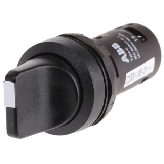 ABB Short Handle Selector Switch 2 NO Contact Configuration 3 Positions Maintained Operation 1SFA619210R1026 C3SS1-10B-20