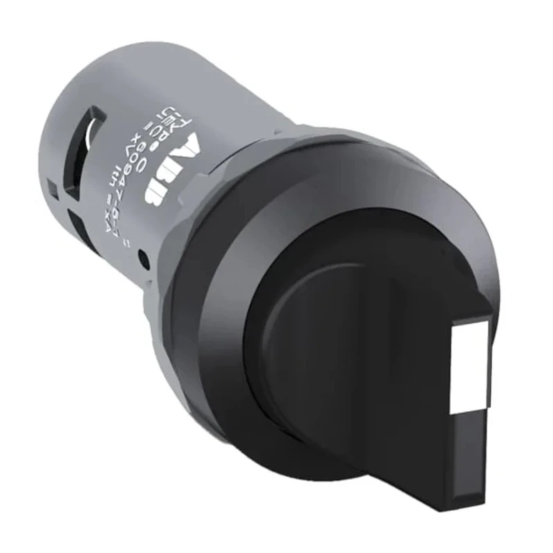 ABB Short Handle Selector Switch 2 NO Contact Configuration 3 Positions Maintained Operation 1SFA619210R1026 C3SS1-10B-20