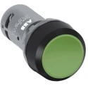 ABB Compact Series Push Button Switch Panel Mount Momentary Green Actuator 22 mm Cutout SPDT 1SFA619100R1072 CP1-10G-11
