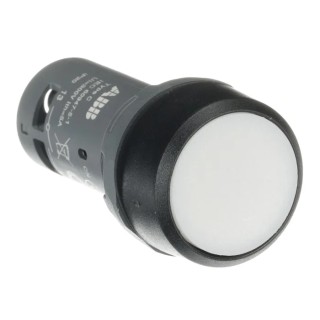 ABB Compact Series Push Button Switch Momentary Panel Mount 22 mm Cutout SPST IP69K 250 V 240 V 1SFA619100R1015 CP1-10W-10
