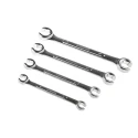 RS PRO 4-Piece Flare Nut Spanner Set 9x10 mm, 11x12 mm, 13x14 mm, 15x17 mm, Chrome Vanadium Steel 480-6824