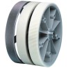 Baumer Encoder Wheel MR512.07A 159.15 mm Diameter, 33 mm Width, DIN913 DIN 916 Standard