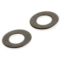 RS PRO Brass Plain Washers 2BA, DIN 75000, ISO 4042, Nickel-Plated, 0.5 mm Thickness 483-0697
