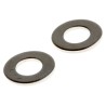 RS PRO Brass Plain Washers 2BA, DIN 75000, ISO 4042, Nickel-Plated, 0.5 mm Thickness 483-0697