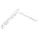 Wiha 2 m Plastic Folding Ruler Metric, Glass-Reinforced Polyamide, CE Certified 27057