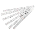 Wiha 2 m Plastic Folding Ruler Metric, Glass-Reinforced Polyamide, CE Certified 27057