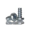 RS PRO Bright Zinc Steel Pan Head Self-Tapping Screw 9 mm Thread Size 8 482-7477