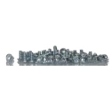 RS PRO Bright Zinc Steel Pan Head Self-Tapping Screw 9 mm Thread Size 8 482-7477