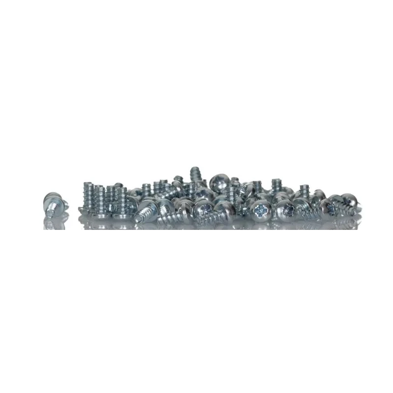 RS PRO Bright Zinc Steel Pan Head Self-Tapping Screw 9 mm Thread Size 8 482-7477