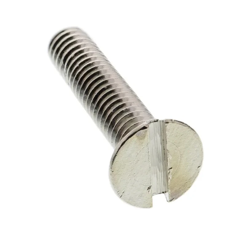 RS PRO Slot Countersunk Brass Machine Screw 12 mm M2.5 482-9158