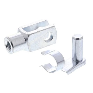 SMC Double Knuckle Joint Pneumatic Cylinder and Actuator Accessory Compatible Bore Size 20 mm GKM8-16
