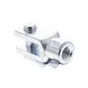 SMC Double Knuckle Joint Pneumatic Cylinder and Actuator Accessory Compatible Bore Size 20 mm GKM8-16