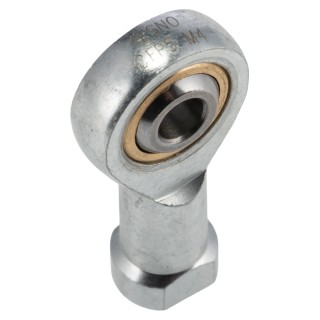 SMC Female Steel Piston Rod Ball Joint M4 x 0.7 Thread, 5mm Bore, Metric Thread, Steel, Temperature Range -20°C to 80°C KJ4D