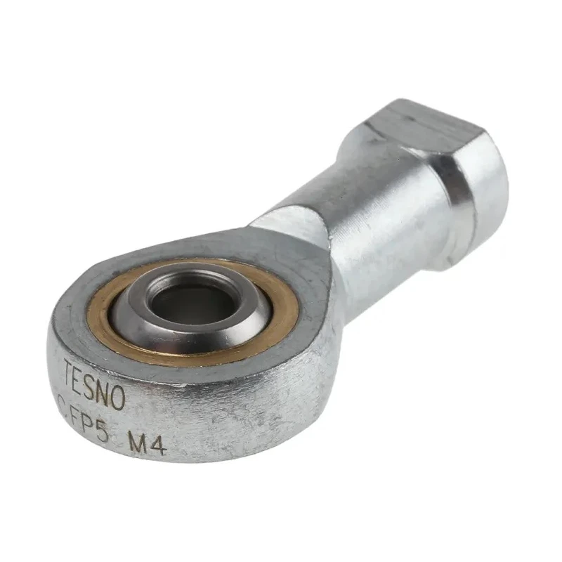 SMC Female Steel Piston Rod Ball Joint M4 x 0.7 Thread, 5mm Bore, Metric Thread, Steel, Temperature Range -20°C to 80°C KJ4D