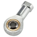 SMC Female Steel Piston Rod Ball Joint M4 x 0.7 Thread, 5mm Bore, Metric Thread, Steel, Temperature Range -20°C to 80°C KJ4D