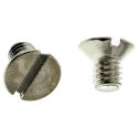 RS PRO Slot Countersunk Brass Machine Screw 6 mm M4 482-9271