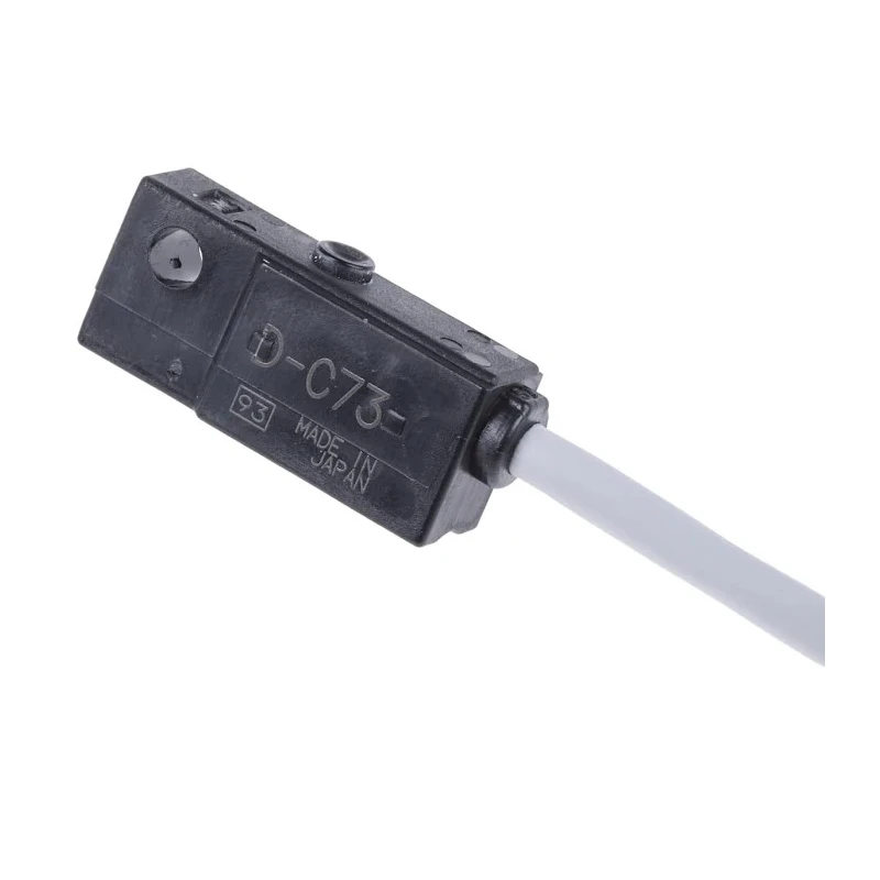 SMC 2-Wire Open End Cable Band Reed Pneumatic Switch D-C7 Series 100V ac LED Indicator D-C73L