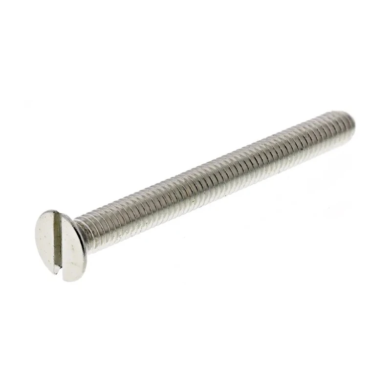 RS PRO Slot Countersunk Brass Machine Screw 40mm M4 482-9338