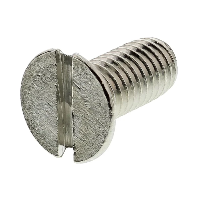 RS PRO Slot Countersunk Brass Machine Screw 12 mm M5 482-9366
