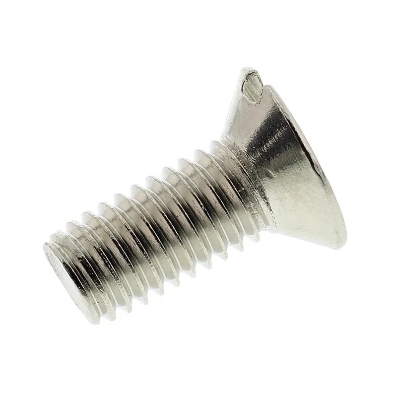RS PRO Slot Countersunk Brass Machine Screw 12 mm M5 482-9366