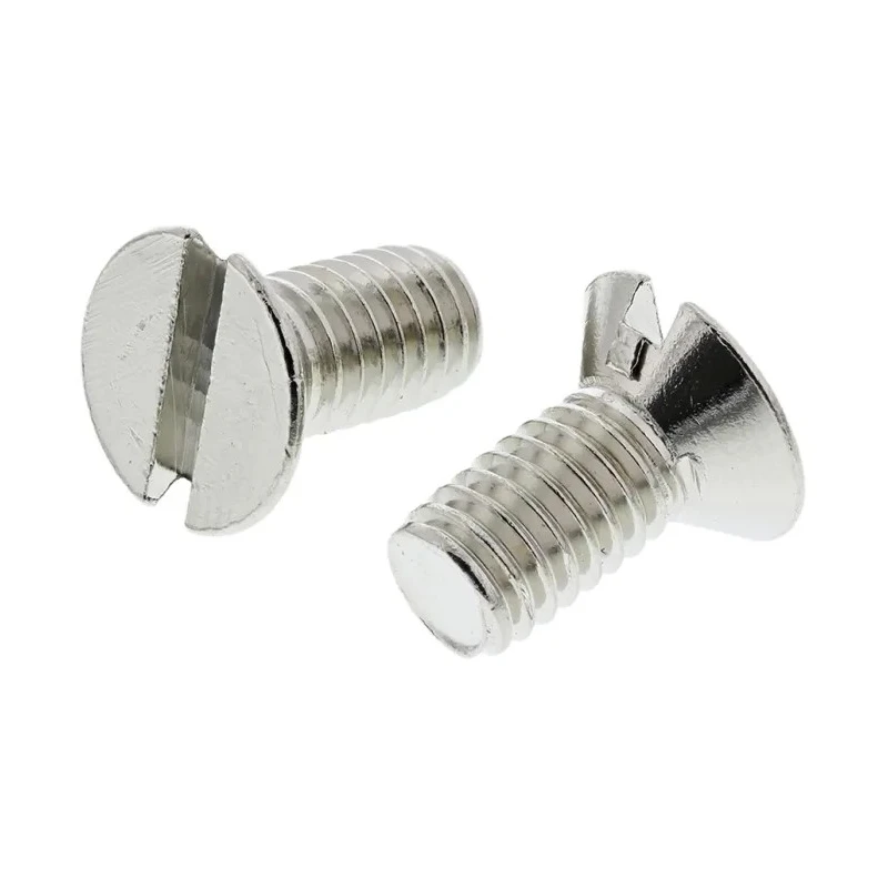 RS PRO Slot Countersunk Brass Machine Screw 12 mm M6 482-9445